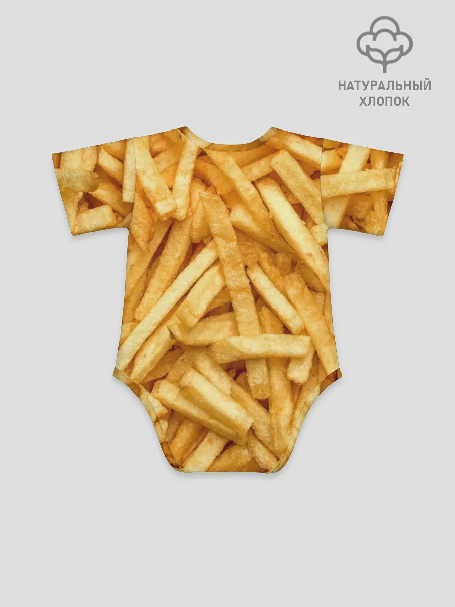 Детское боди / Картошка фри/Фастфуд