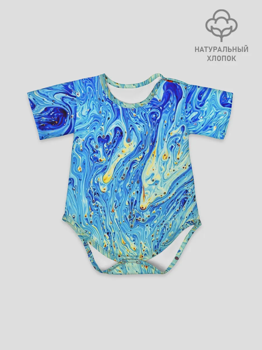 Детское боди / Сползающие краски