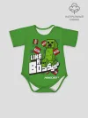 Детское боди / LIKE A BOSS Minecraft Creepe