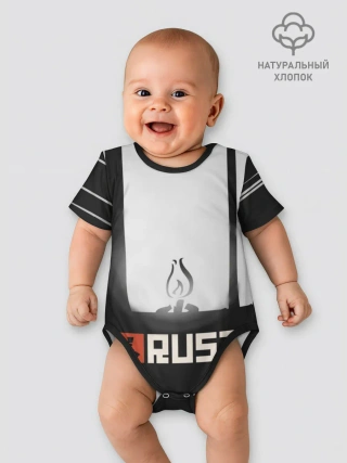 Детское боди / Огонёк из Раста