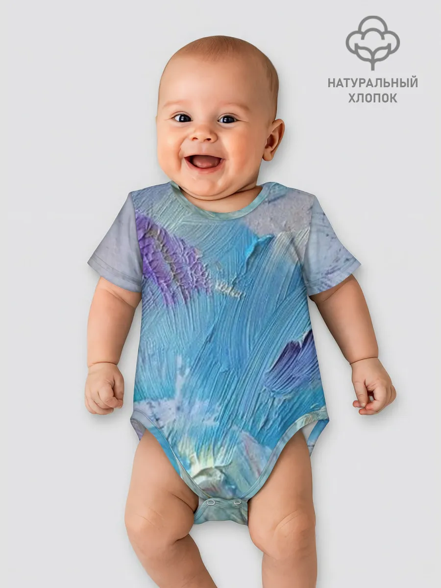 Детское боди / Оставленная краска