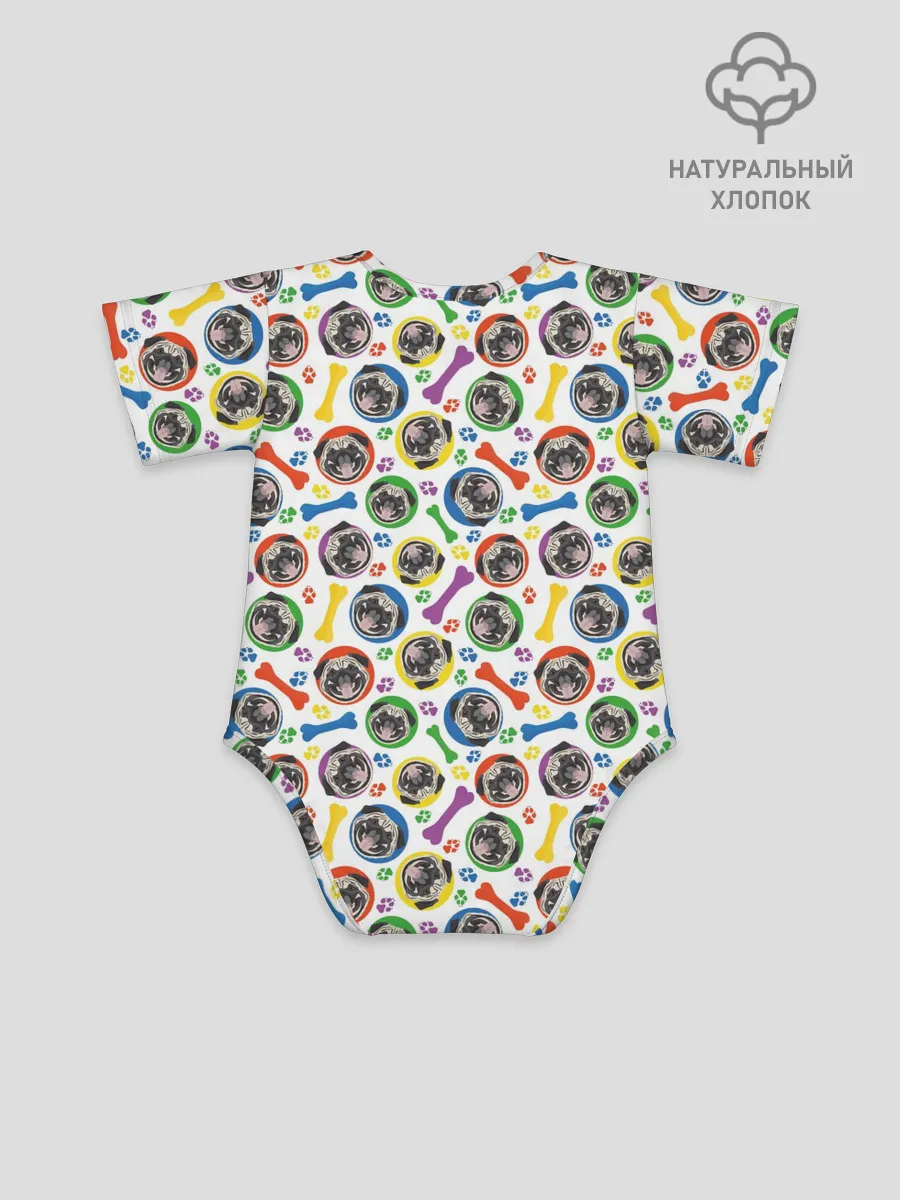 Детское боди / Мопс