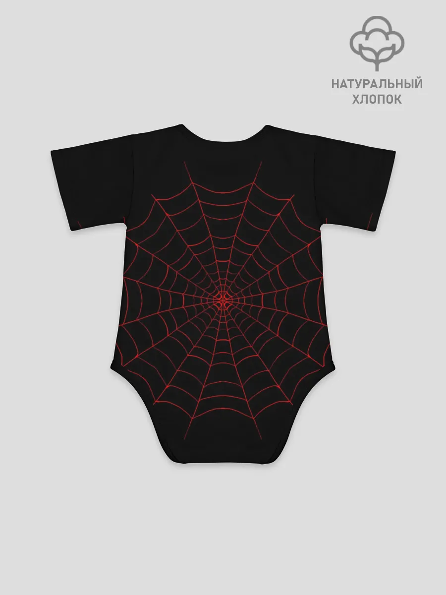 Детское боди / Красно белый паук