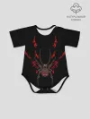 Детское боди / Красно белый паук