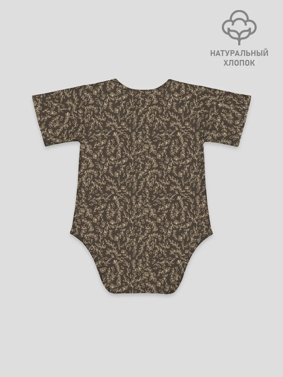 Детское боди / Растительный осенний фон