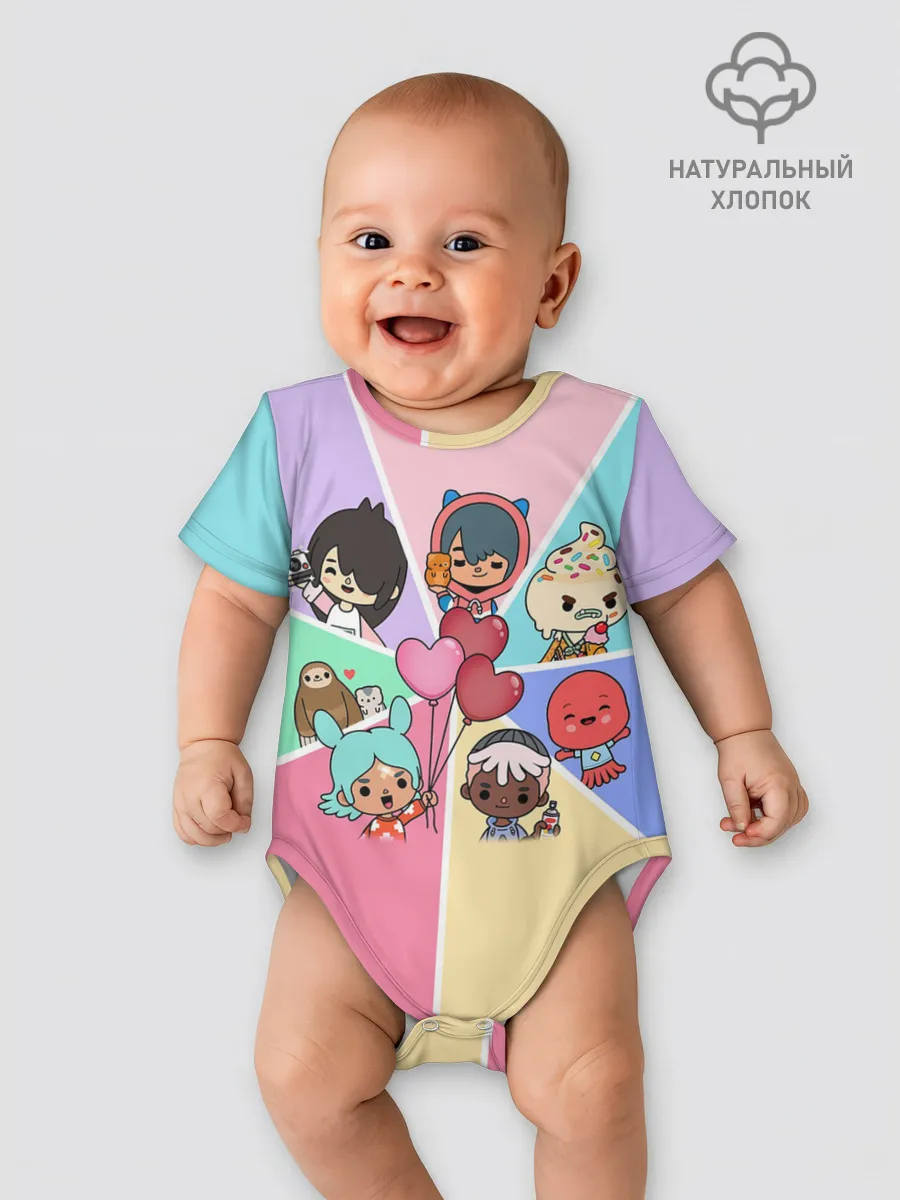 Детское боди / TOCA BOCA WORLD HEROES / ТОКА БОКА