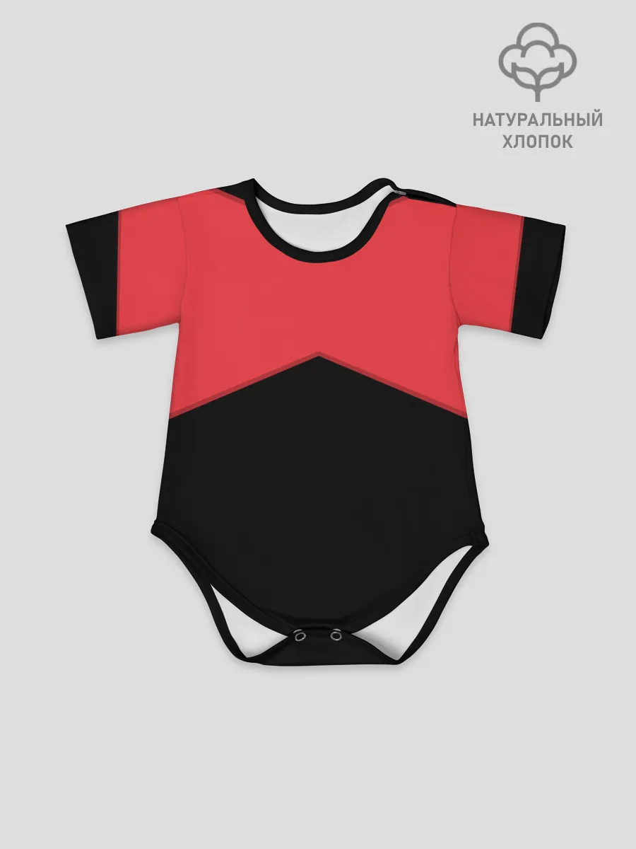 Детское боди / ГЕОМЕТРИЯ МИНИМАЛИЗМ | КРАСНЫЕ ПОЛОСЫ