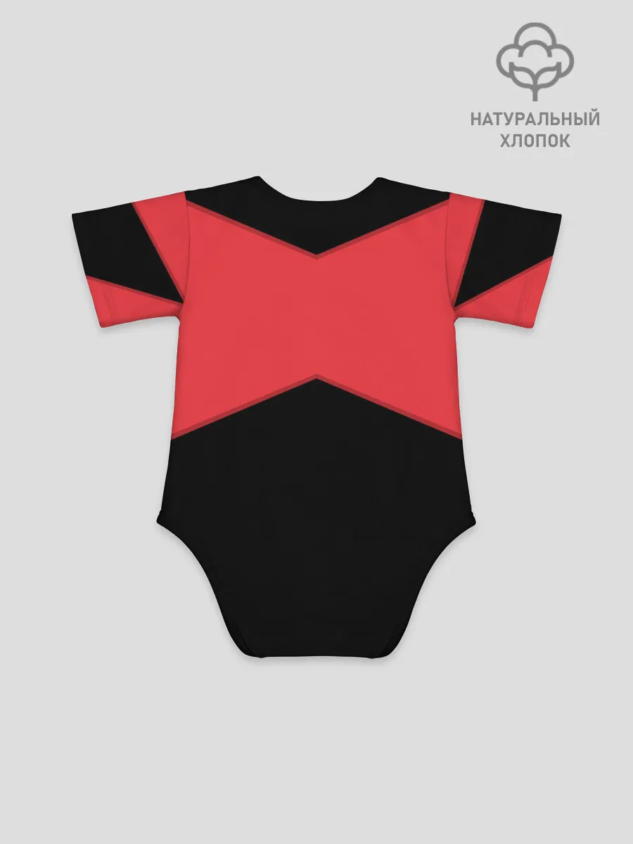Детское боди / ГЕОМЕТРИЯ МИНИМАЛИЗМ | КРАСНЫЕ ПОЛОСЫ
