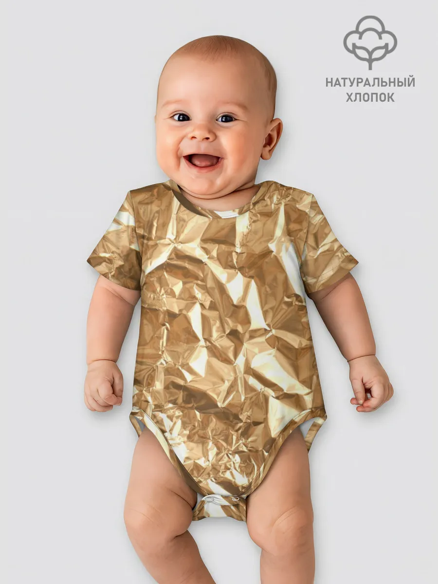 Детское боди / Мятая Фольга