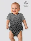 Детское боди / шестиугольная сетка