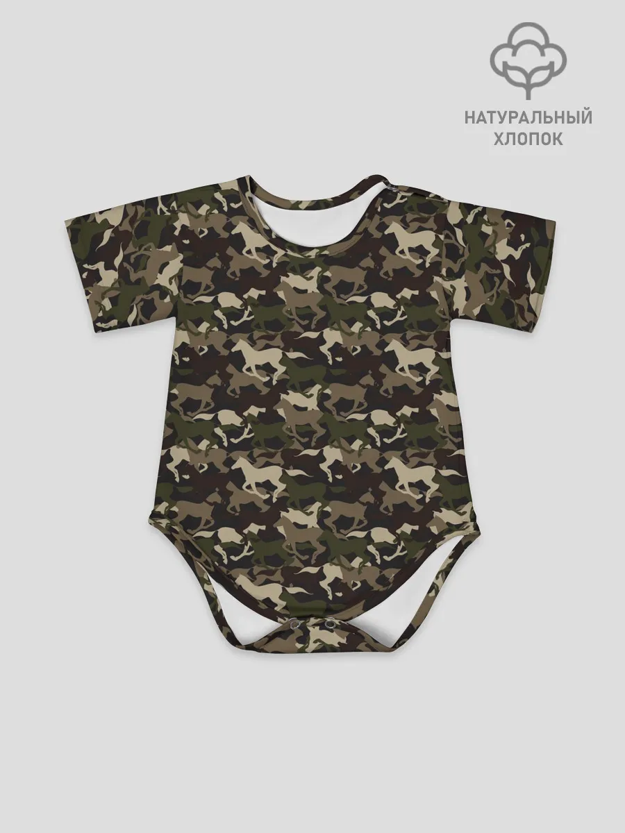 Детское боди / Лошади