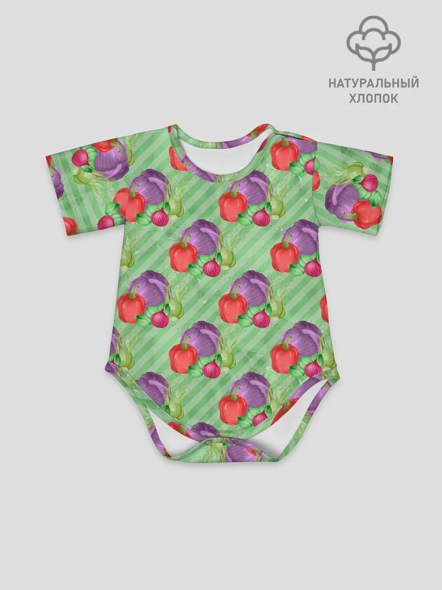 Детское боди / Vegan | Огород