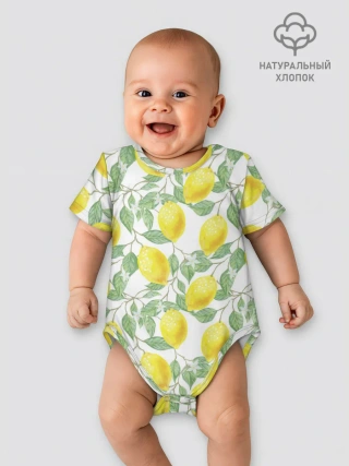 Детское боди / Лимоны 3d