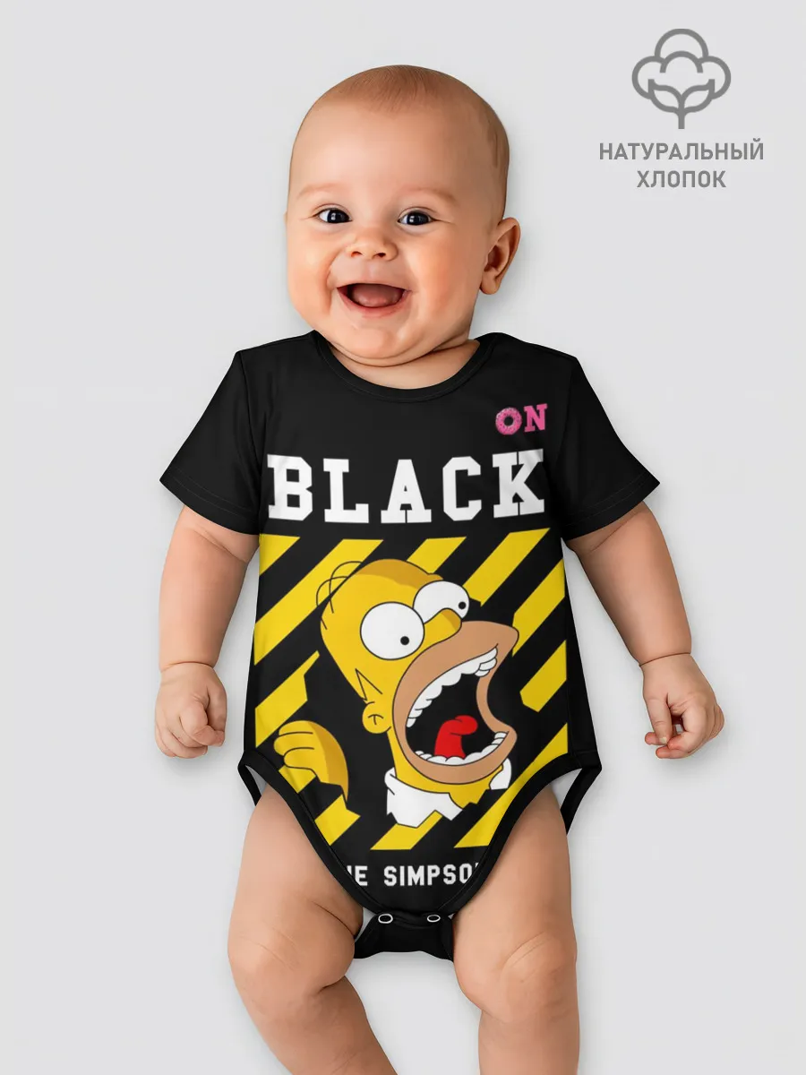 Детское боди / Симпсоны х ON BLACK
