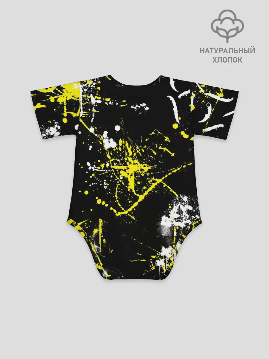 Детское боди / CS:GO Брызги красок