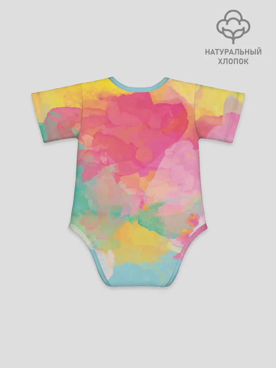 Детское боди / Радужная акварель