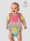 Детское боди / Радужная акварель