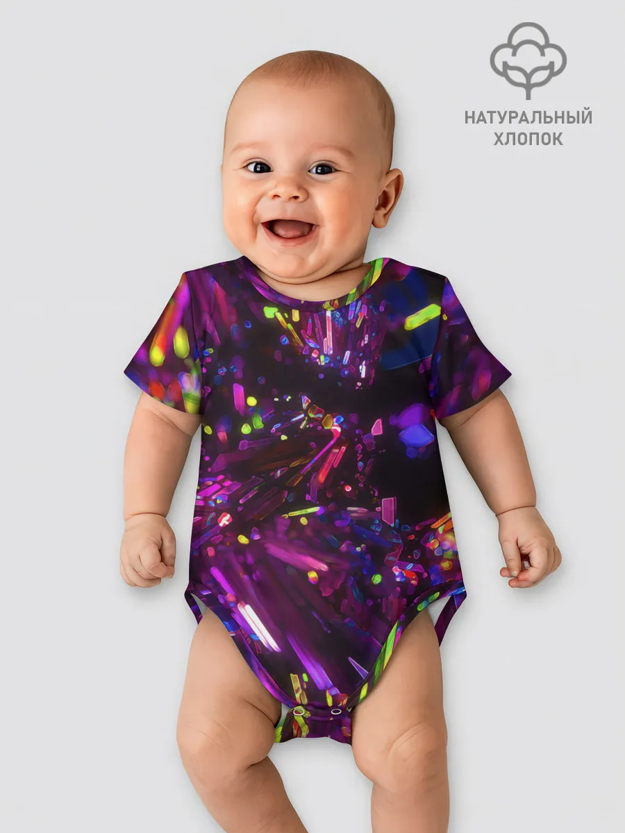 Детское боди / Фиолетовый бриллиант