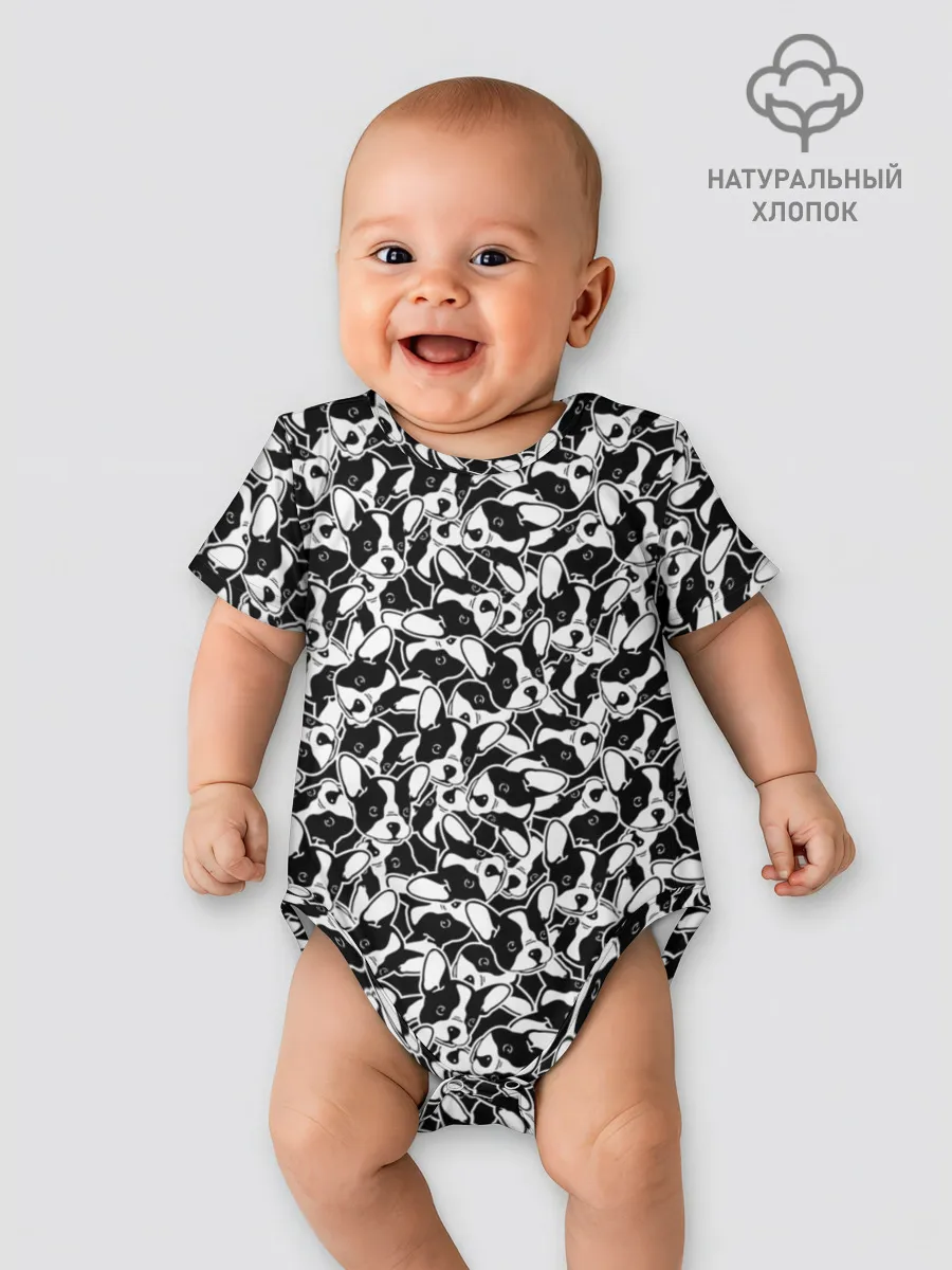 Детское боди / Щенки Французского Бульдога