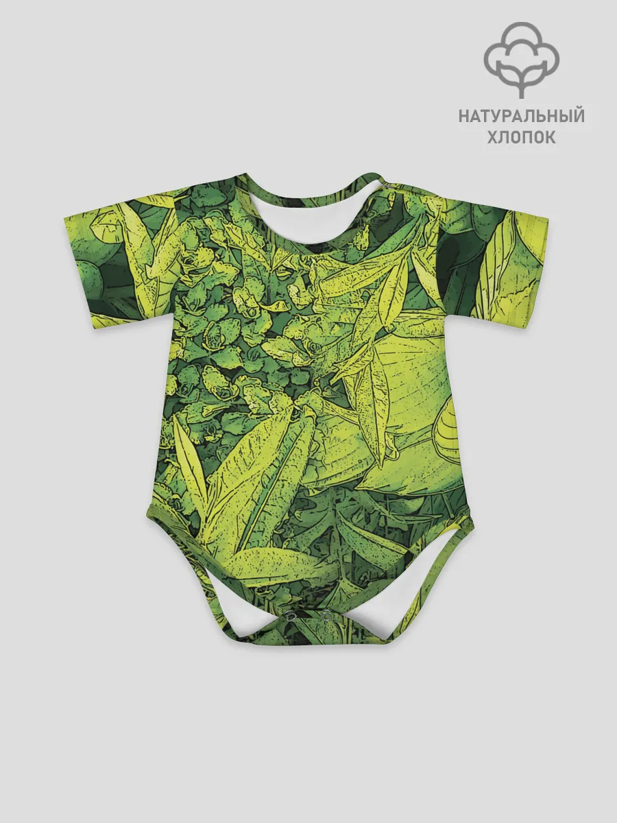 Детское боди / Растительная жизнь - Хоста
