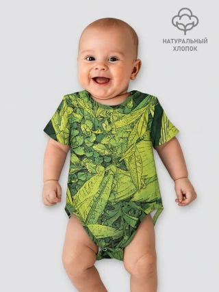 Детское боди / Растительная жизнь - Хоста