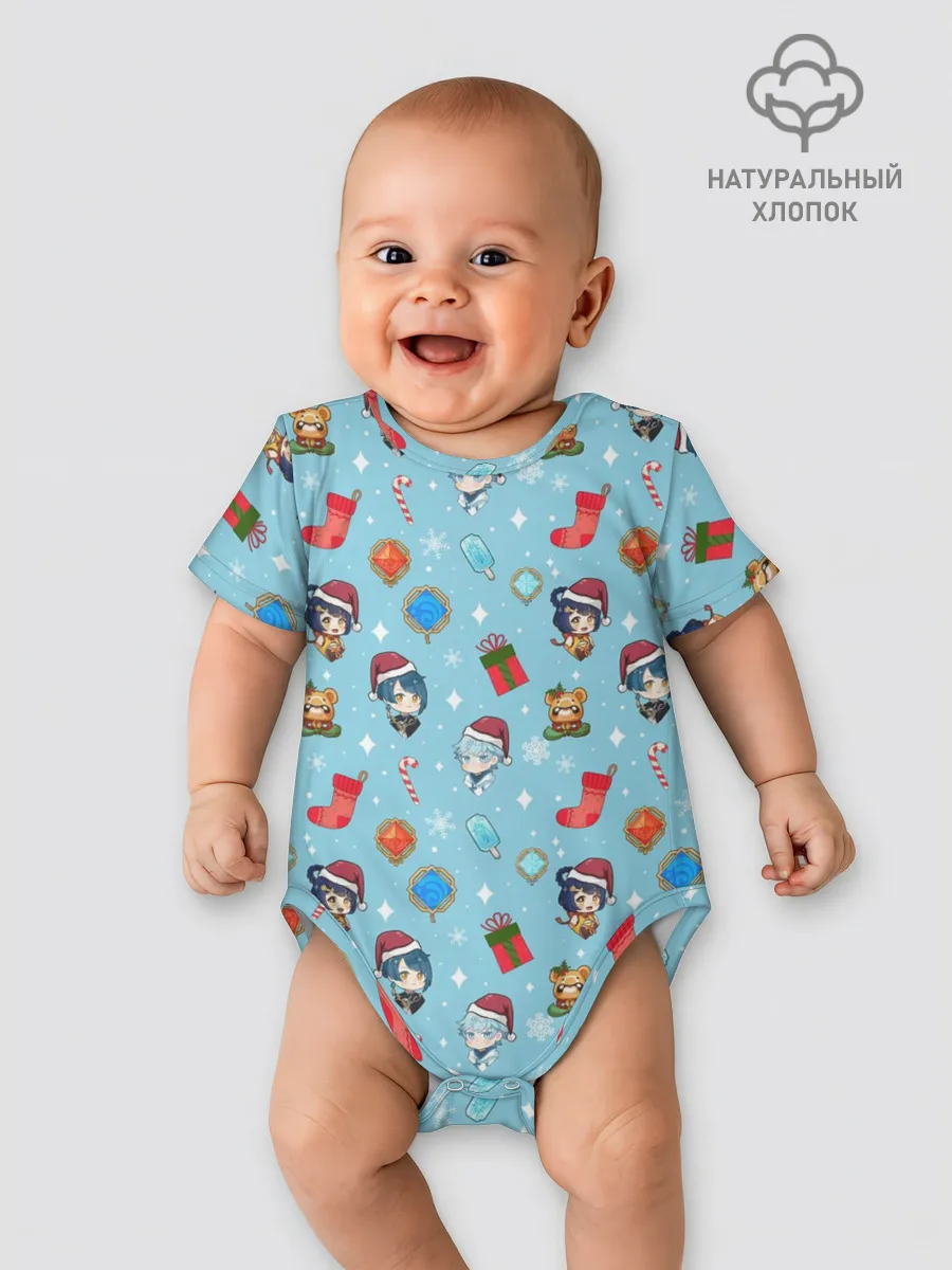 Детское боди / GI Christmas Pattern