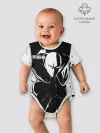 Детское боди / Черно-белый Сайтама One Punch-Man