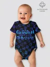 Детское боди / Genshin Impact | NEON PATTERN SYMBOL