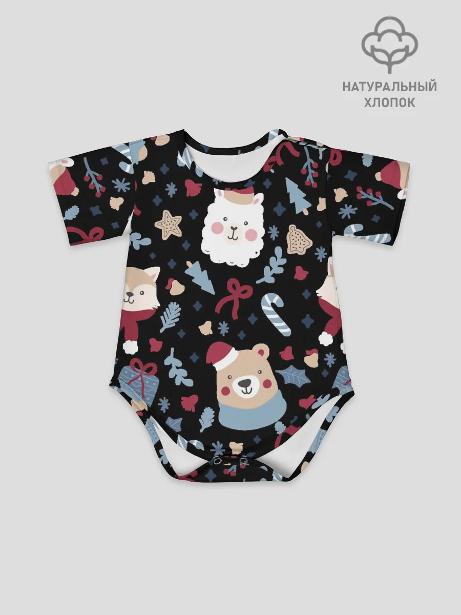 Детское боди / Забавный Новый Год