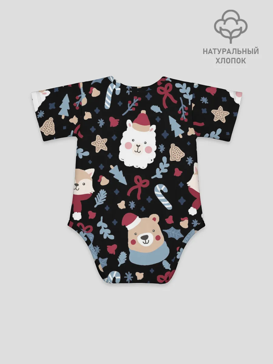 Детское боди / Забавный Новый Год