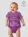 Детское боди / Новогодний дом.