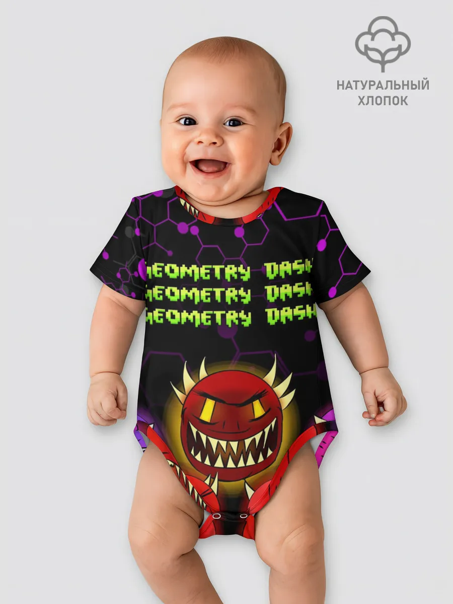 Детское боди / GEOMETRY DASH DEMONS / ДЕМОНЫ