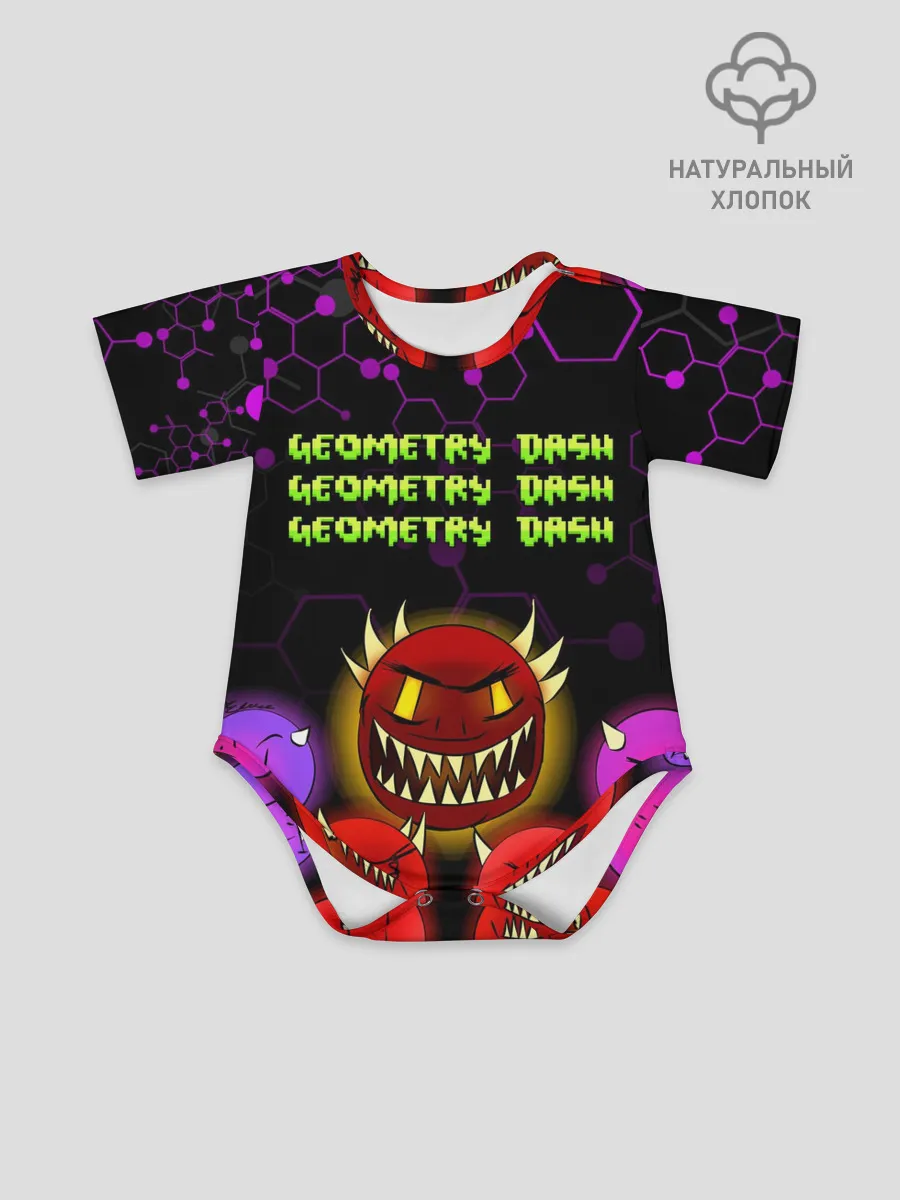 Детское боди / GEOMETRY DASH DEMONS / ДЕМОНЫ