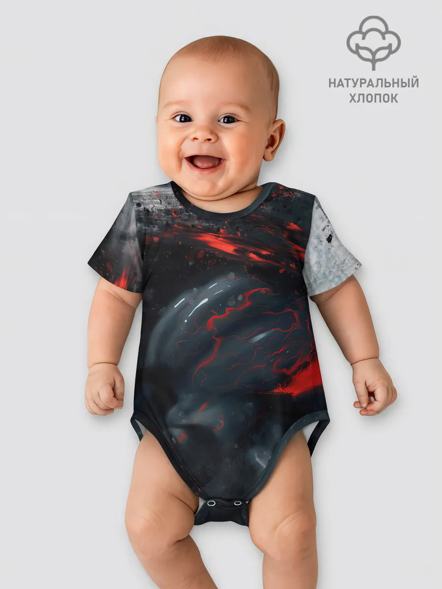 Детское боди / ЧЁРНЫЙ СИМБИОТ / ГРАНЖ / BLACK MONSTER