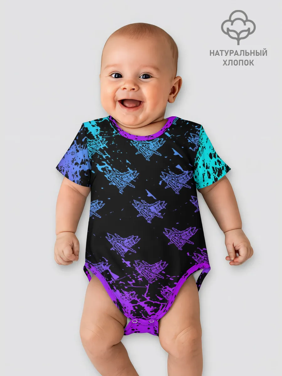 Детское боди / Velial Squad | neon