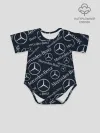 Детское боди / MERCEDES-BENZ / МЕРСЕДЕС-БЕНЗ / УЗОР