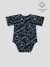 Детское боди / MERCEDES-BENZ / МЕРСЕДЕС-БЕНЗ / УЗОР