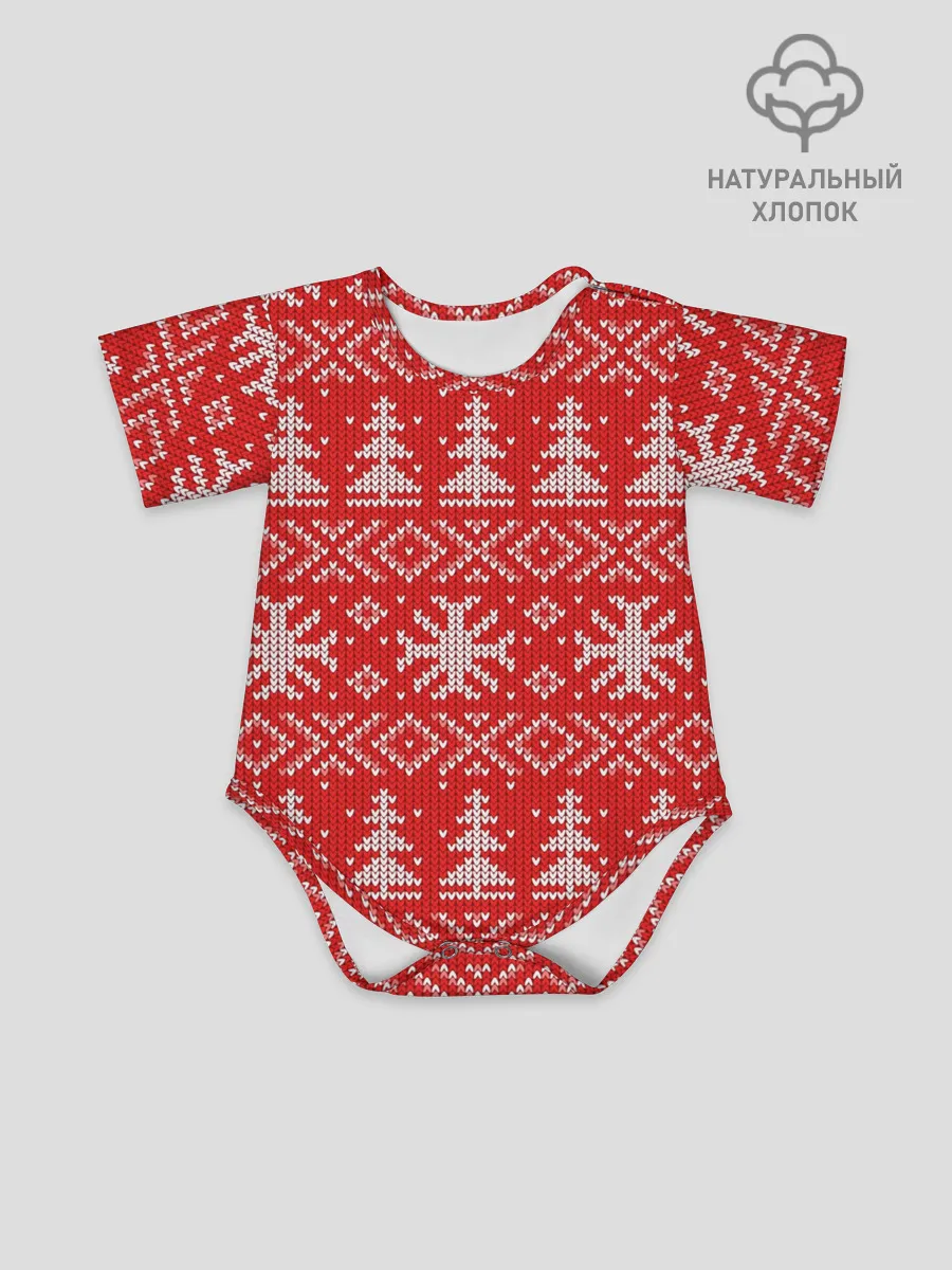 Детское боди / Новогодний узор, 2022