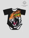 Детское боди / Тигр, с зелеными глазами