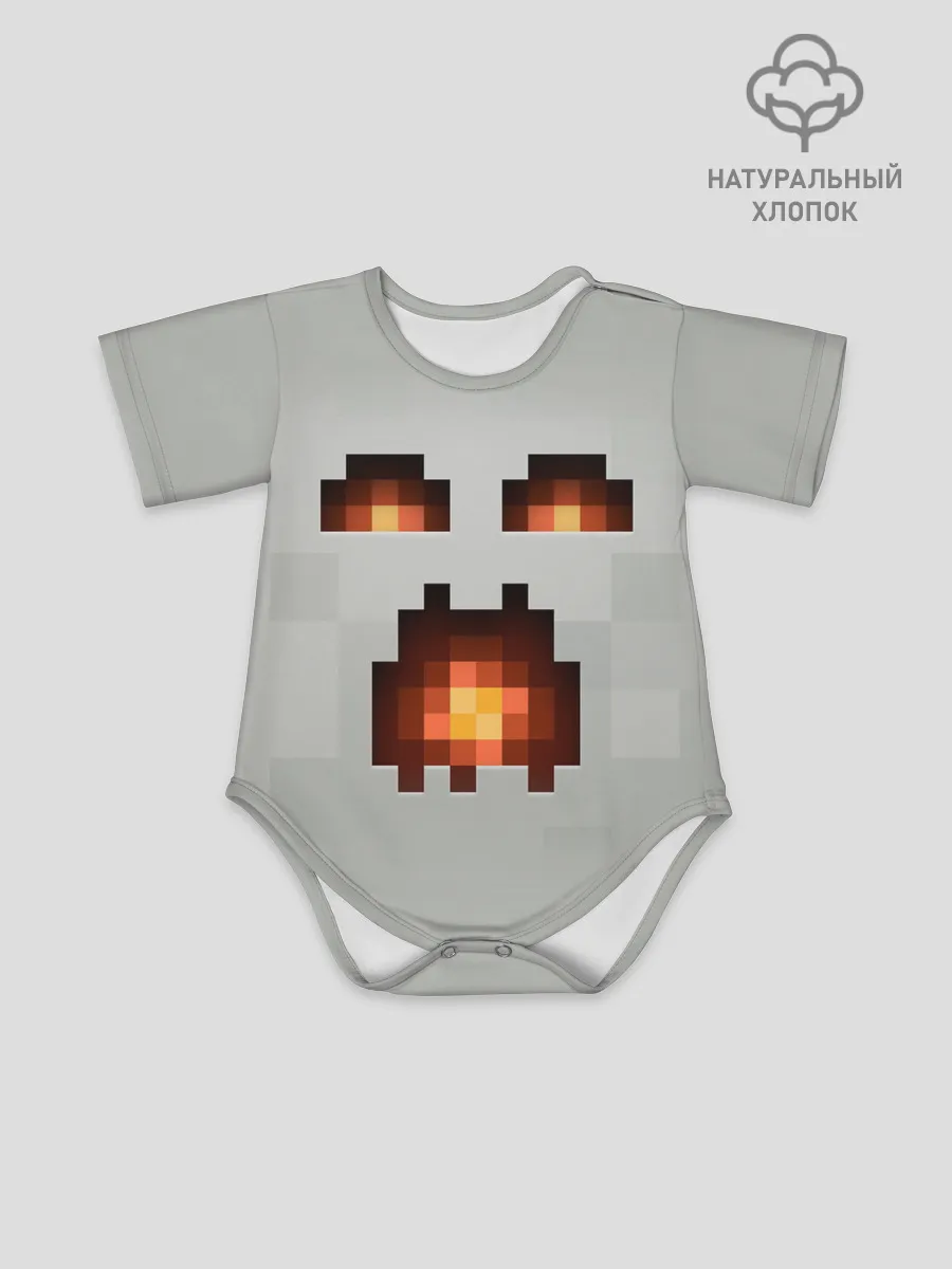 Детское боди / МАЙНКРАФТ, ГАСТ ОГНЕННЫЙ