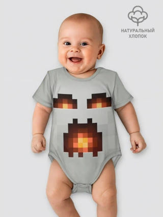 Детское боди / МАЙНКРАФТ, ГАСТ ОГНЕННЫЙ