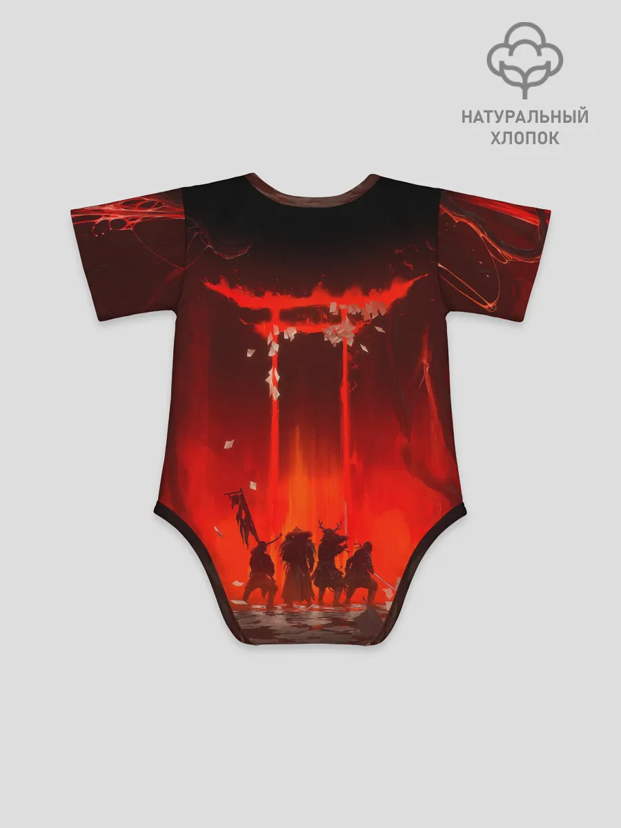 Детское боди / GHOST OF TSUSHIMA САМУРИ В ОГНЕ