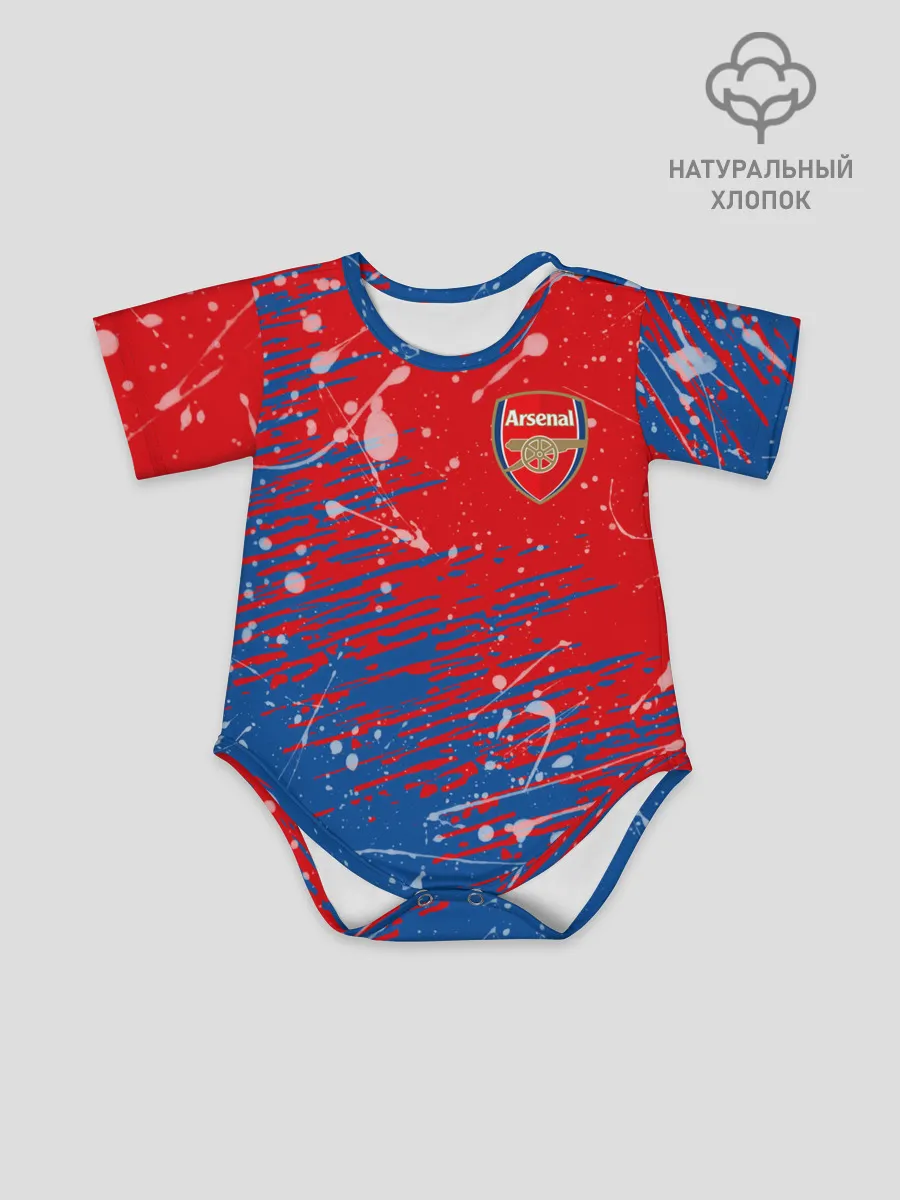 Детское боди / Arsenal: Фирменные цвета.