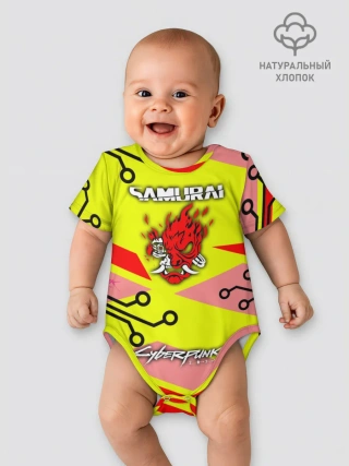 Детское боди / Cyberpunk 2077 Киберматрица.