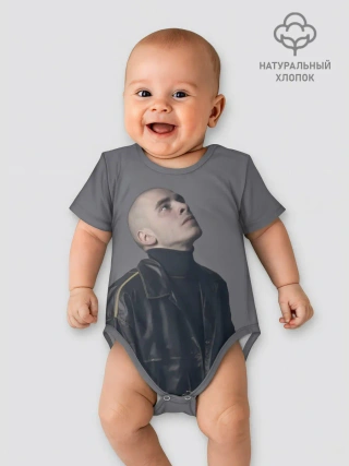 Детское боди / Задумчивый Хаски