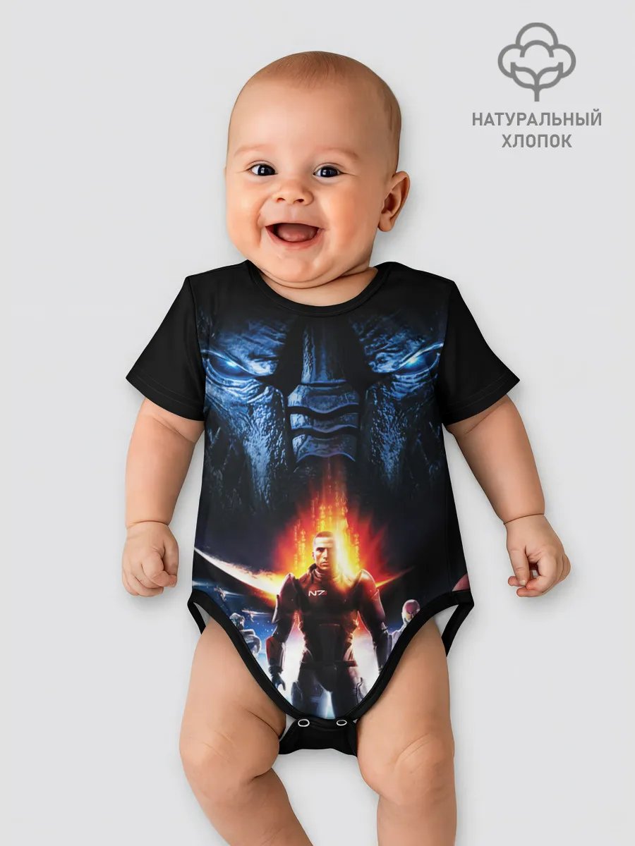 Детское боди / MASS EFFECT N7 КАПИТАН ШЕПАРД