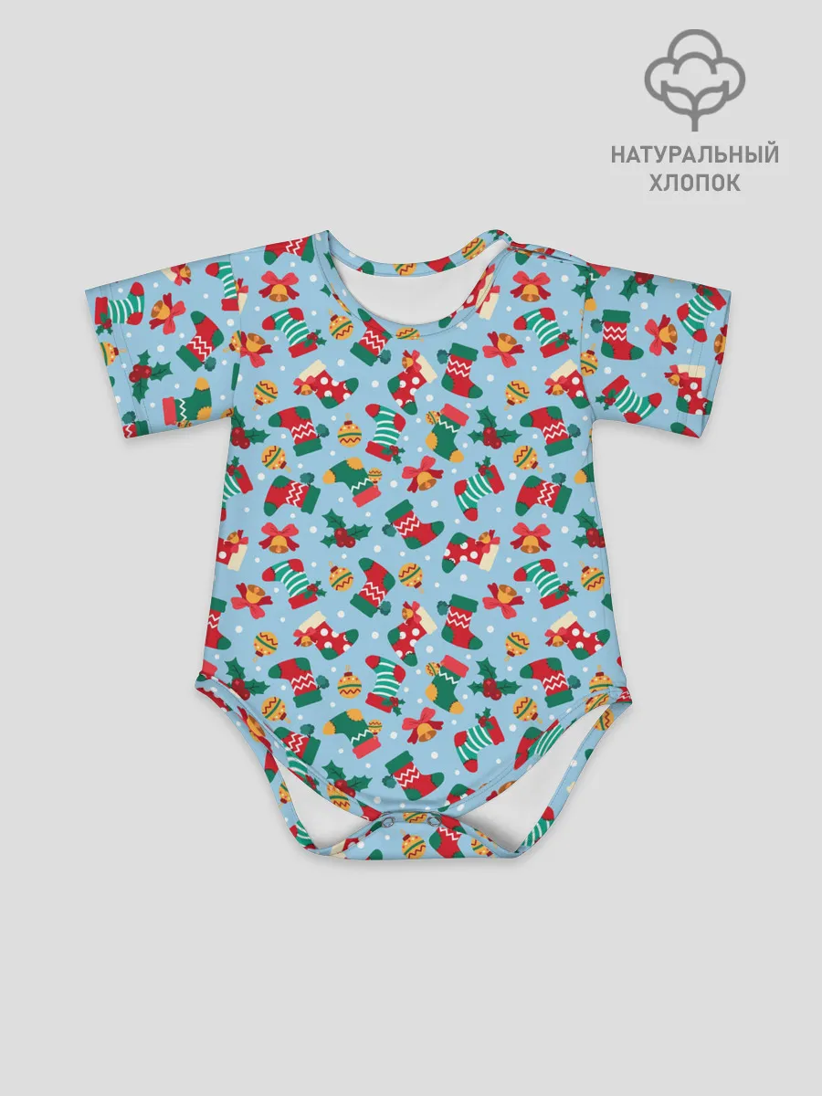 Детское боди / Christmas Background