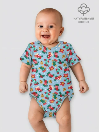 Детское боди / Christmas Background