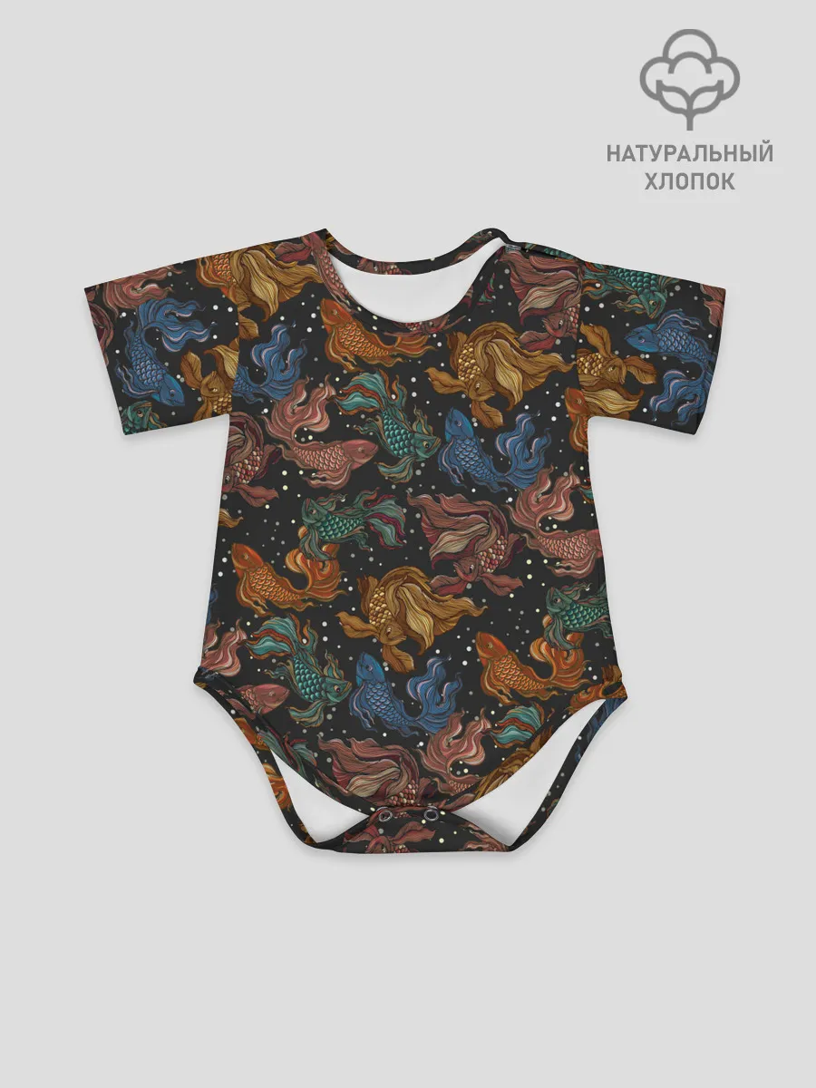 Детское боди / Тайские рыбки