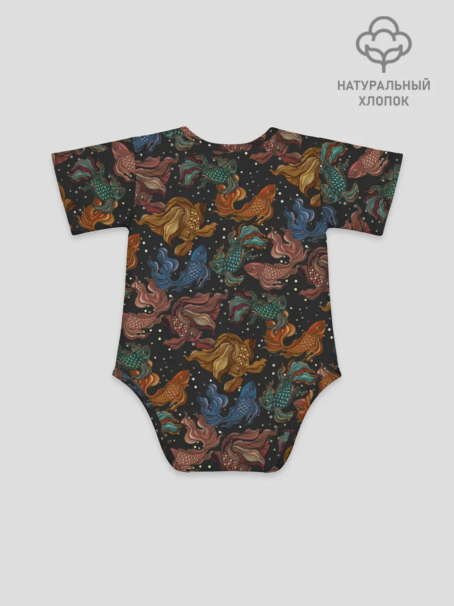 Детское боди / Тайские рыбки